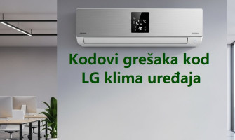 Kodovi grešaka kod LG klima uređaja