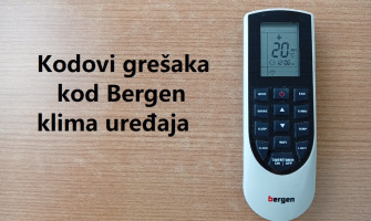 Kodovi grešaka kod Bergen klima uređaja