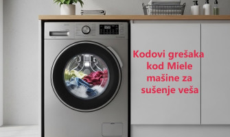Kodovi grešaka kod Miele mašine za sušenje veša