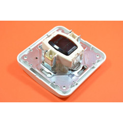 Prekidač naizmenični sa indikacijom mimoza sivi 12425 Makel