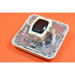 Prekidač običan sa indikacijom lillium beli 70021 Makel