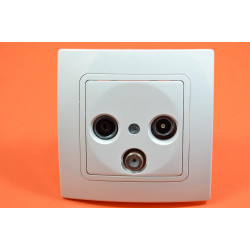 Priključnica TV+R+SAT prolazna