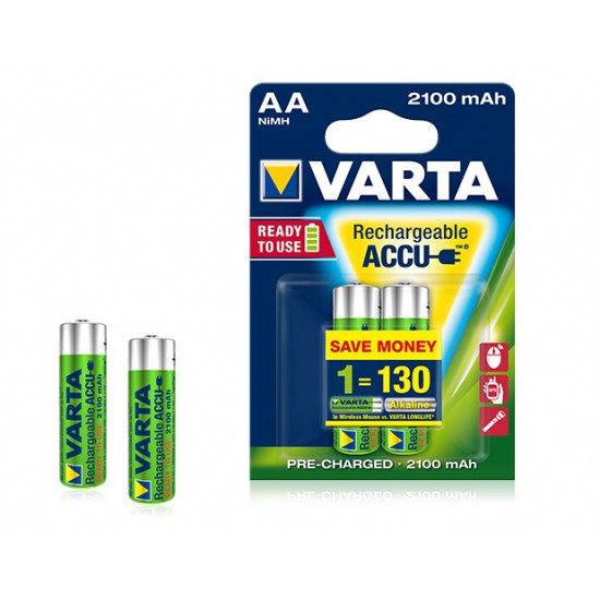 Baterija Ni-Mh 1.2V HR6 2100mAh 1/4 Longlife Accu VARTA