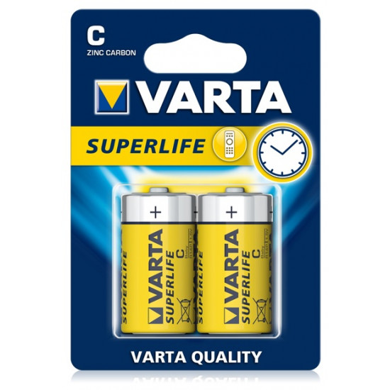 Baterija SUPERLIFE 1.5V R14 VARTA