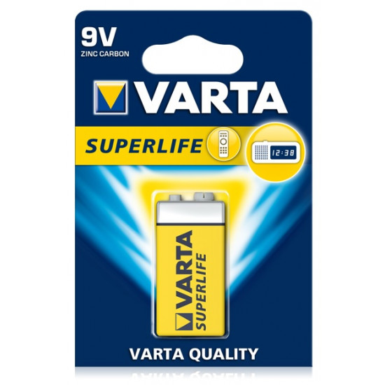 Baterija SUPERLIFE 9V 6F22 VARTA