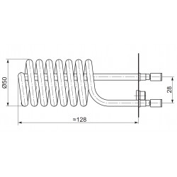 Grejač bojlera 2000W Standard Srećko