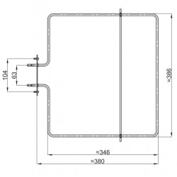 Grejač rerne GORENJE 950w širi