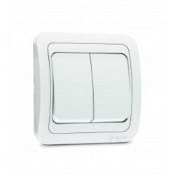 Prekidač serijski mimoza sivi 12403 Makel