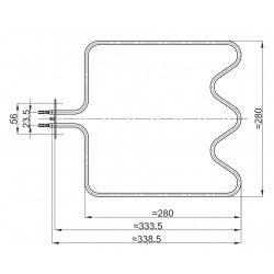 Grejač rerne ELIN 1200W