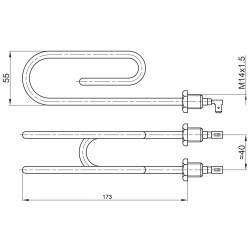 Grejač bojlera 2000W Meboš Sn Srećko