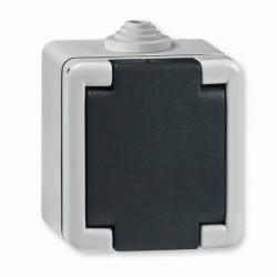 Priključnica monofazna metalna 271.1A Aling