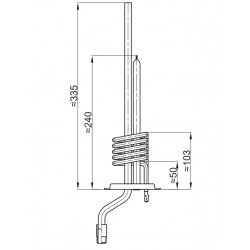 Grejač bojlera VM 2000W MK 10L Srećko