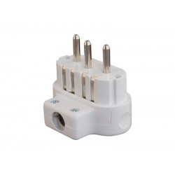 Utikač trofazni L beli