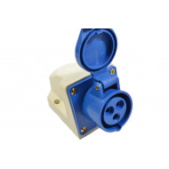 Priključnica UKO-UTO 16A zidna 1P+N+E HT113