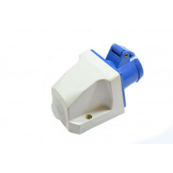 Priključnica UKO-UTO 16A zidna 1P+N+E HT113