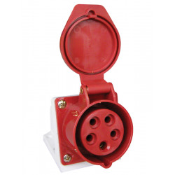 Priključnica UKO-UTO 16A zidna 3P+E+N HT115