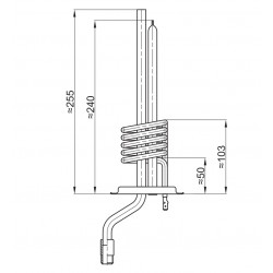Grejač bojlera VM 2000W MK 5L Srećko