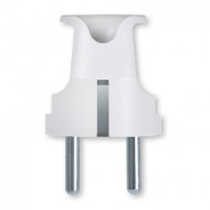 Utikač monofazni beli art.301.0 Aling