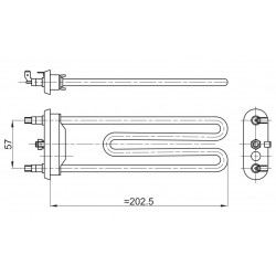 Grejač za veš mašinu Gorenje, Beko, Philips 2000W S
