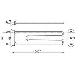 Grejač za veš mašinu Beko, Philips, Whirlpool 2050W S