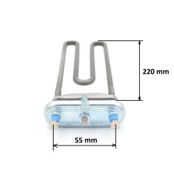 Grejač za veš mašinu 2000W WA584 316L fi6.5mm IEG