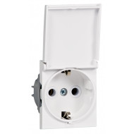 Priključnica dvopolna sa poklopcem 16A 2M art.653.00 Aling