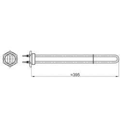 Grejač za električni kotao 2x1500W/230V 6/4