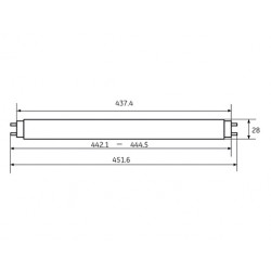 Sijalica fluo 15W/840 POLYLUX XL-R L=450 GE 23249
