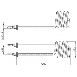 Grejač bojlera 1500W Dom, Talas Srećko
