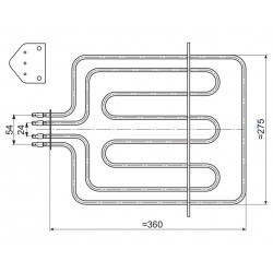 Grejač rerne KONČAR 2000/950W