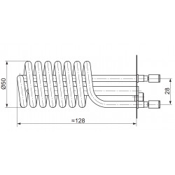 Grejač bojlera 2000W Sutjeska Srećko