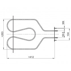 Grejač rerne GORENJE 1100W NT 230V 4086