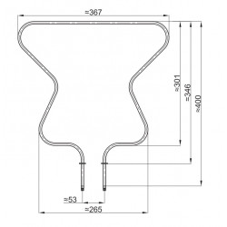 Grejač rerne AEG 1200W 230V 