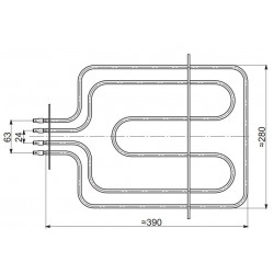 Grejač rerne GORENJE 2000/900W
