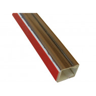 Kanalica PVC samolepljiva tamni orah 16X16X2000 M-T