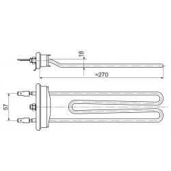 Grejač za veš mašinu 2800W
