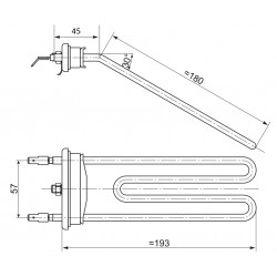 Grejač za veš mašinu 2300W