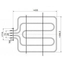 Grejač rerne ARTUR MARTIN 2000/950W
