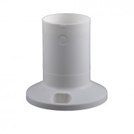 Grlo E27 zidno ravno belo Aling art.12013.0