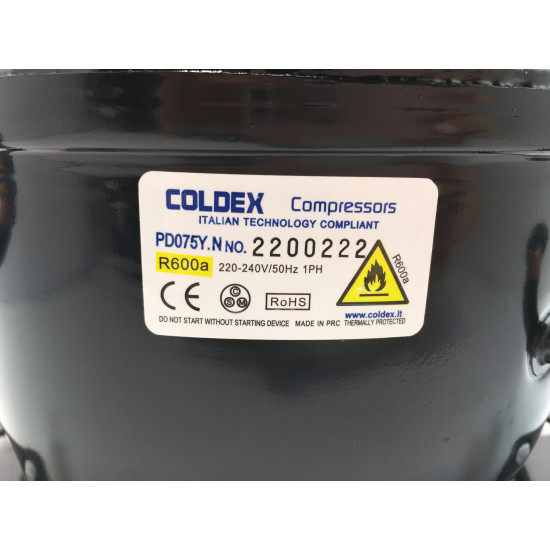 Kompresor COLDEX PD075Y.N R-600a
