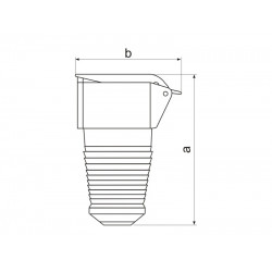Priključnica viseća UKO-UTO 32A 3P+E HT224