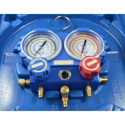 Manometri komplet 80mm R410A-R407C-R22-R134a Value