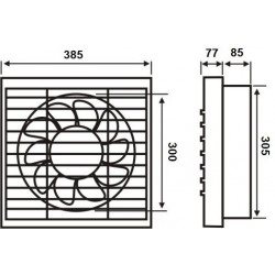 Aspirator fi 300/45W BPT10-14-2
