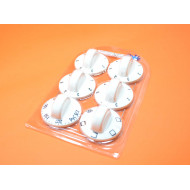 Dugme šporeta Gorenje NT belo 6/1