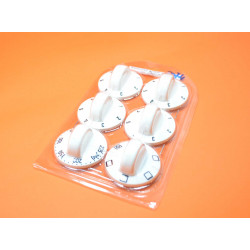 Dugme šporeta Gorenje NT belo 6/1