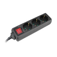 Produžni kabl 3/3m sa prekidačem Commel 232-325