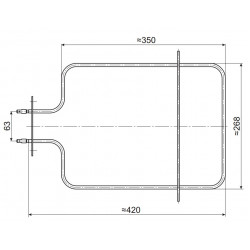 Grejač rerne GORENJE 900W