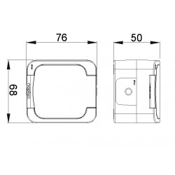 Priključnica OG 462 Nopal
