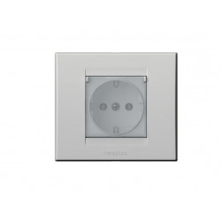 Priključnica uzidna sa poklopcem 843111 Nopal