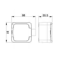 Priključnica trofazna OG 4260 Nopal